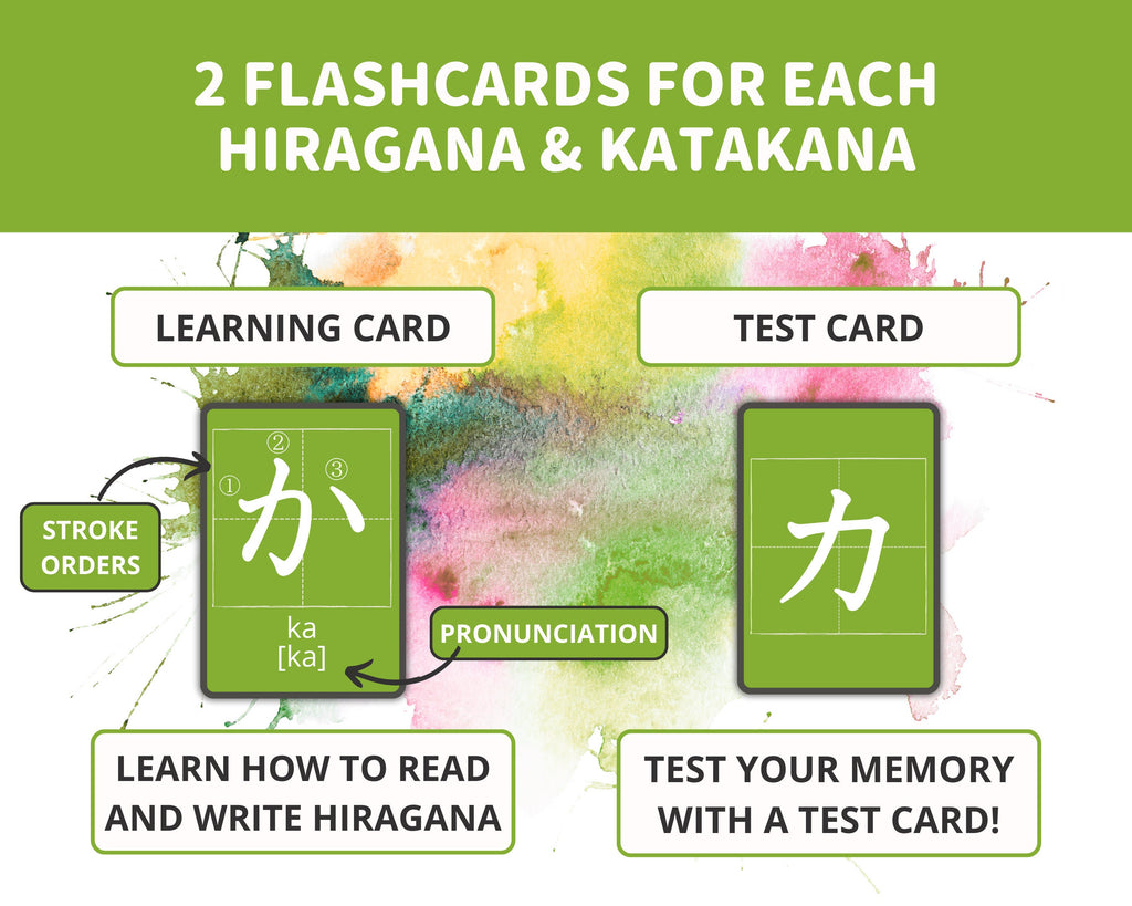 Hiragana & Katakana Flashcard Bundle