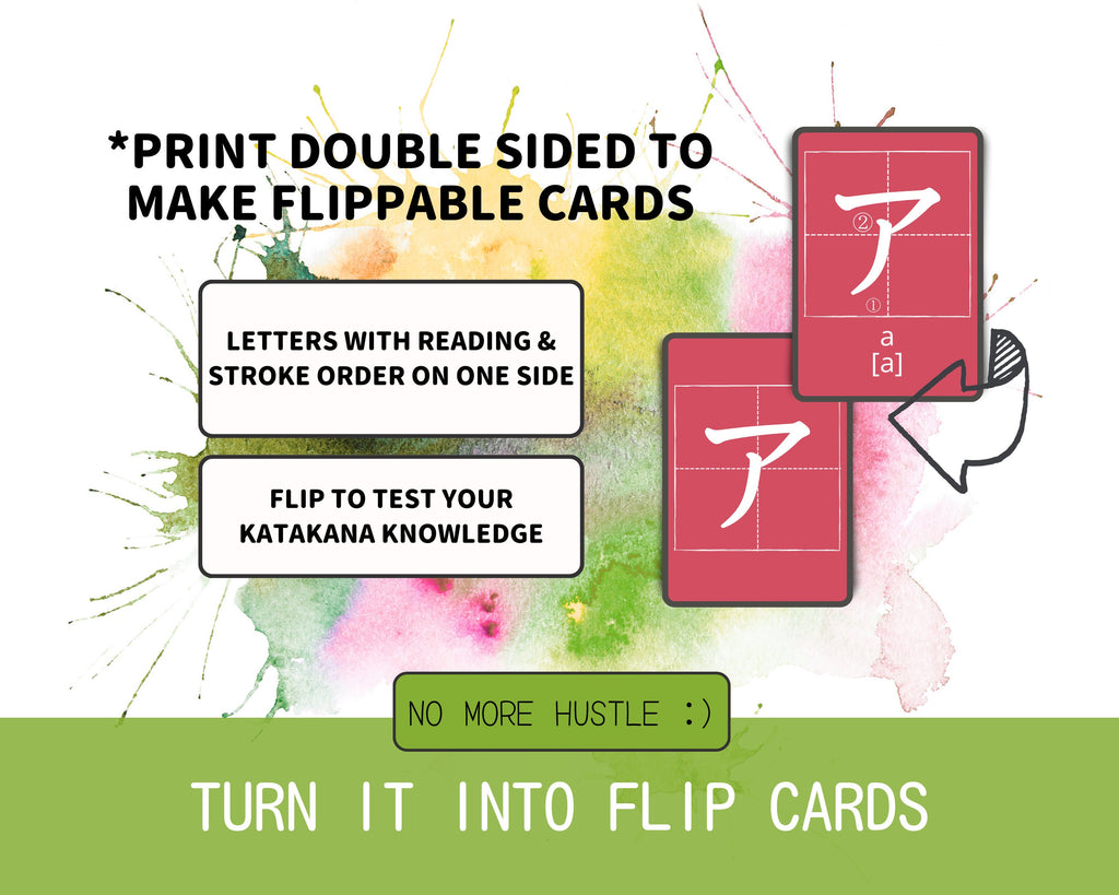 Hiragana & Katakana Flashcard Bundle