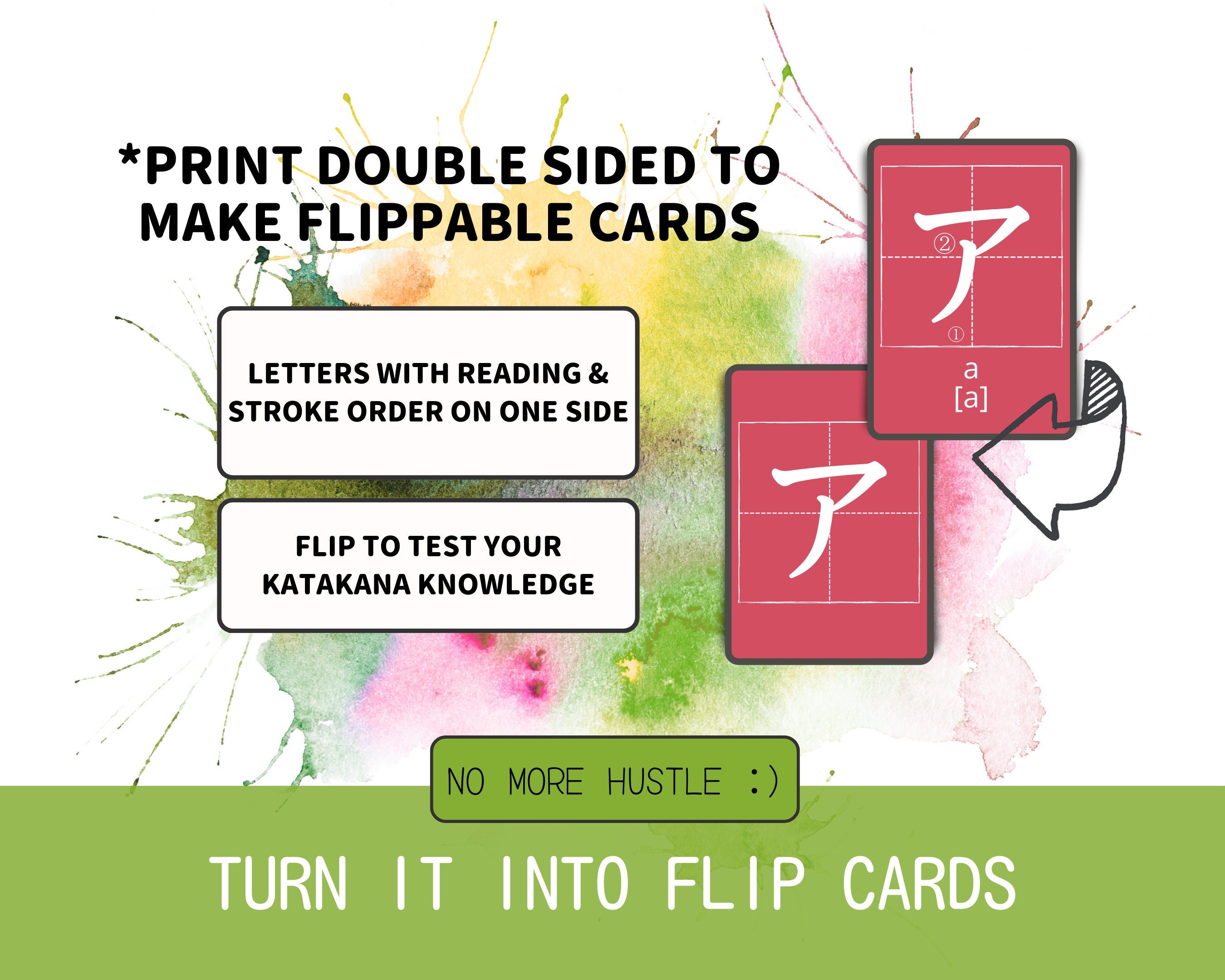 Hiragana & Katakana Flashcard Bundle