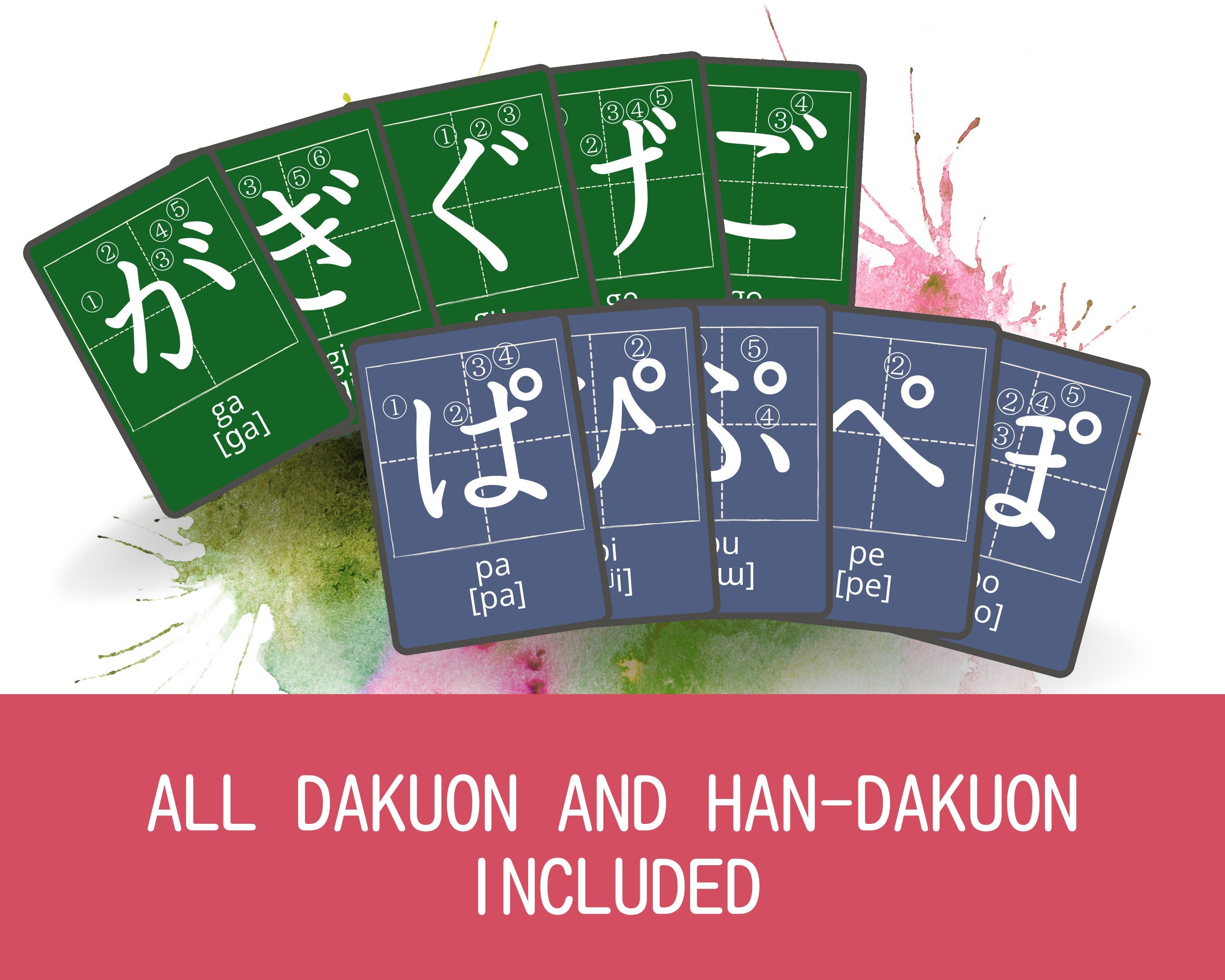 Hiragana & Katakana Flashcard Bundle