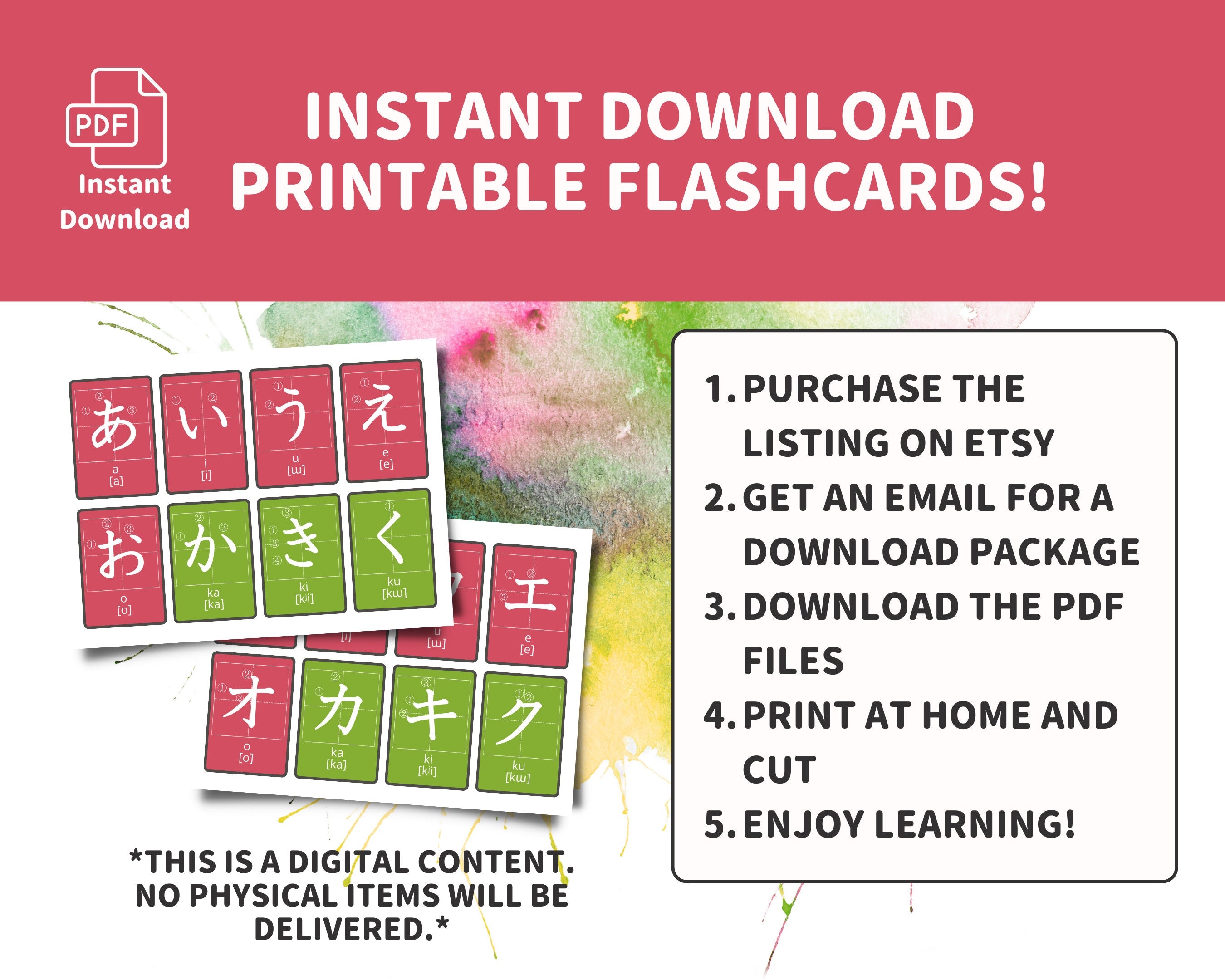 Hiragana & Katakana Flashcard Bundle