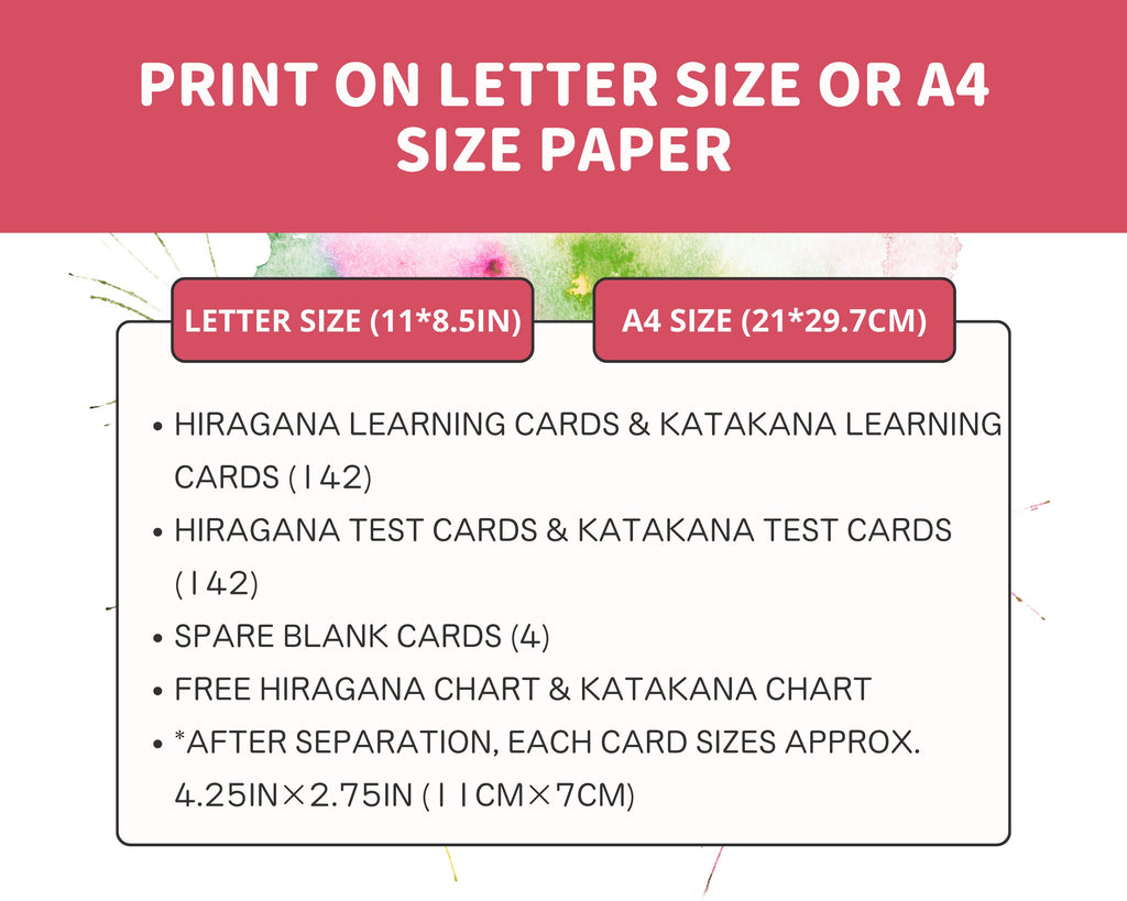 Hiragana & Katakana Flashcard Bundle