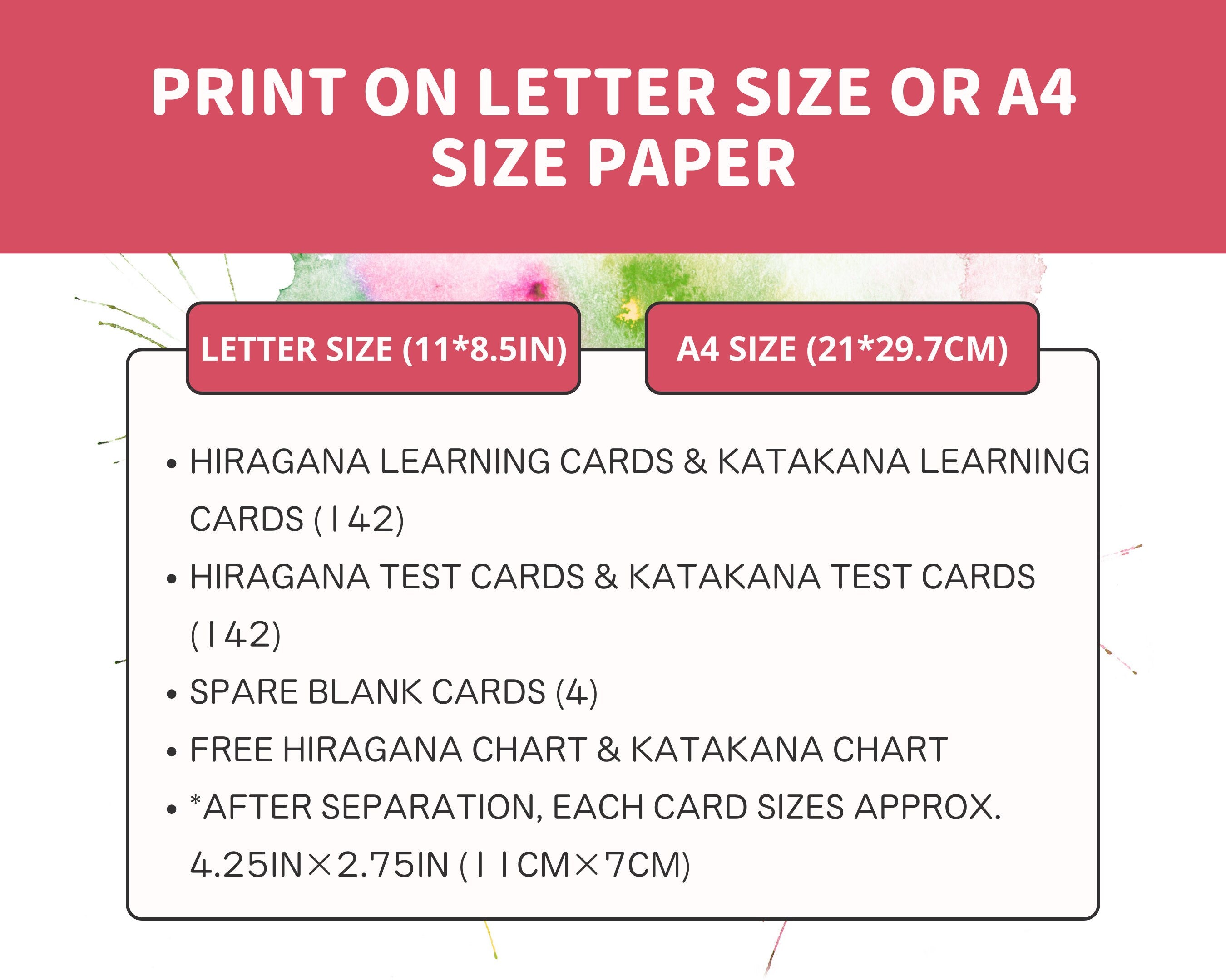 Hiragana & Katakana Flashcard Bundle