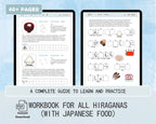 Hiragana Workbook with Japanese Food