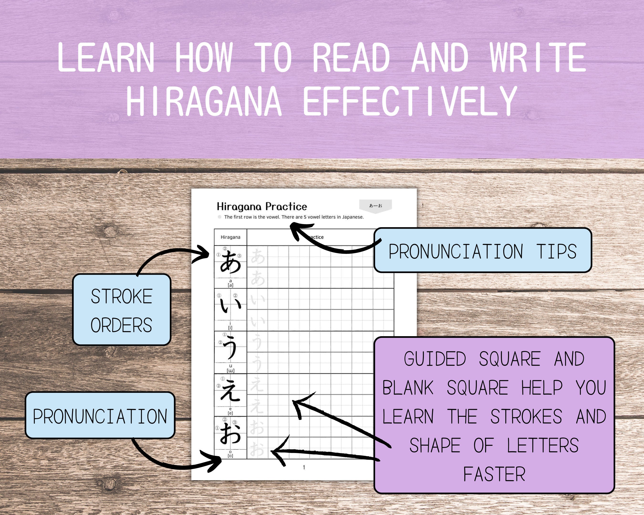 Hiragana Practice Worksheet