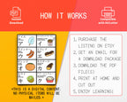 Katakana Flashcards with Japanese Food